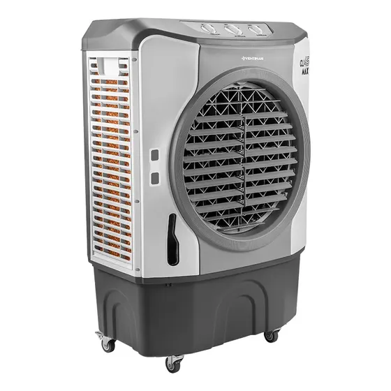 Climatizador Ar Industrial Evaporativo Turbo 45 Litros 210w Cor Branco - Cinza
