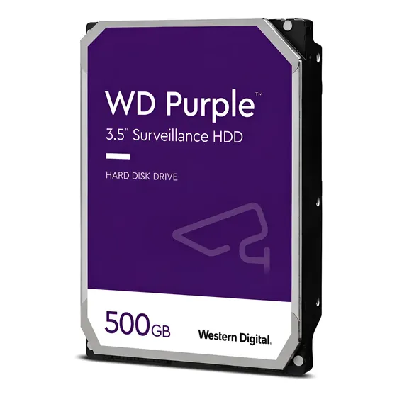 Hd 500gb Wd Purple 3.5 Sata Para Vigilância Dvr Cftv