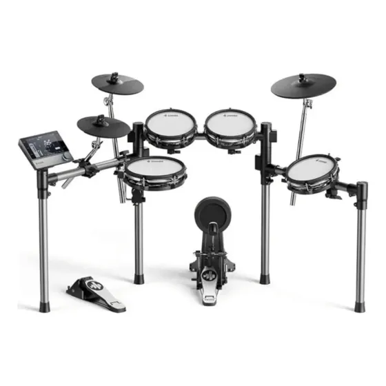 Bateria Eletrônica Donner Beat 8 Pçs Módulo Touch Peles Mesh