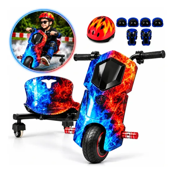 Triciclo Drift Patinete Mini Carro Infantil/adulto 100kg