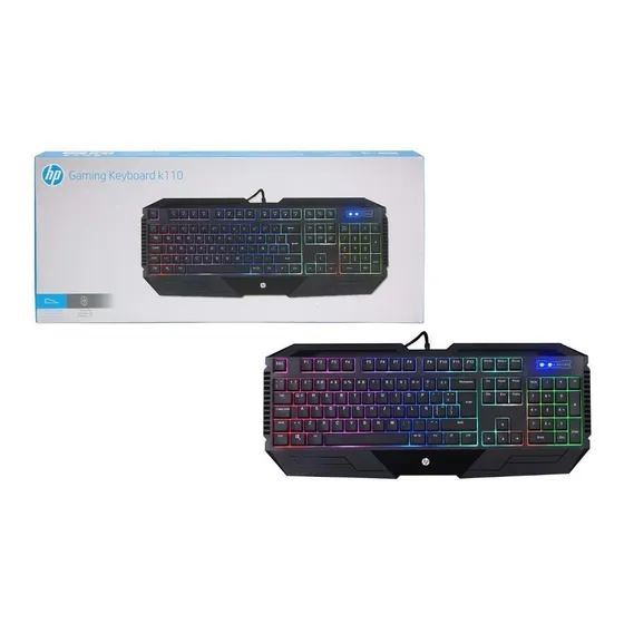 Teclado - Usb - Hp Game - Led - Preto - K110
