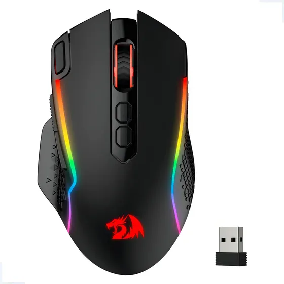 Mouse Para Jogo Redragon Taipan Pro M810 10000 Dpi Sem Fio Cor Preto Mouse Para Jogo Redragon Taipan Pro M810 10000 Dpi Sem Fio Cor Preto