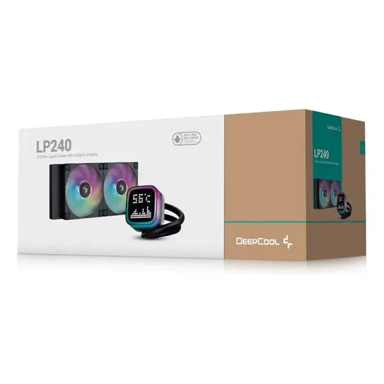 Water Cooler Deepcool Lp240 Rgb Preto Com Display Pixel Water Cooler Deepcool Lp240 Rgb Preto Com Display Pixel