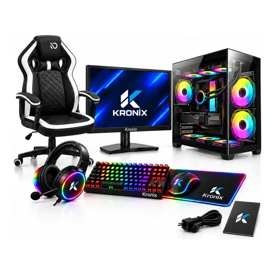 Computador Game I7 Xeon Completo Gtx 8gb Ddr5 + Cadeira Game