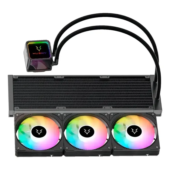 Water Cooler Husky Freezy, Argb, 360mm, Amd/intel Hwt300pt Led Argb, Preto