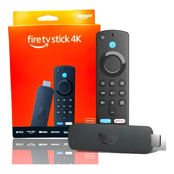 Amazon Fire Tv Stick 4k Wi-fi 6 Alexa 8gb Controle Por Voz
