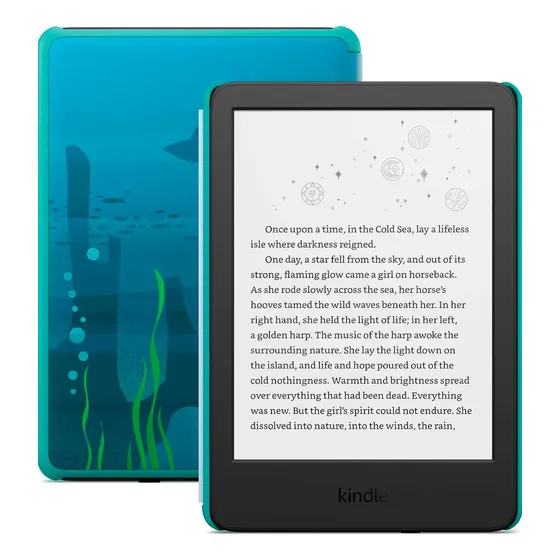 Novo Kindle Kids (16 Gb) + Capa - Lançamento 2024