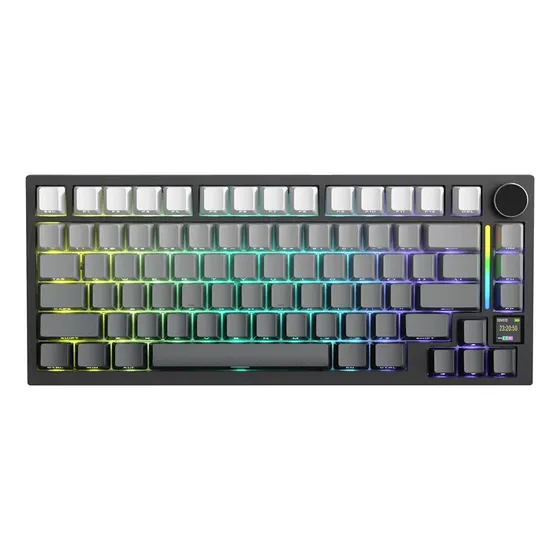 Attack Shark X820ultra Teclado Gamer 75% Sem Fio Rgb Display