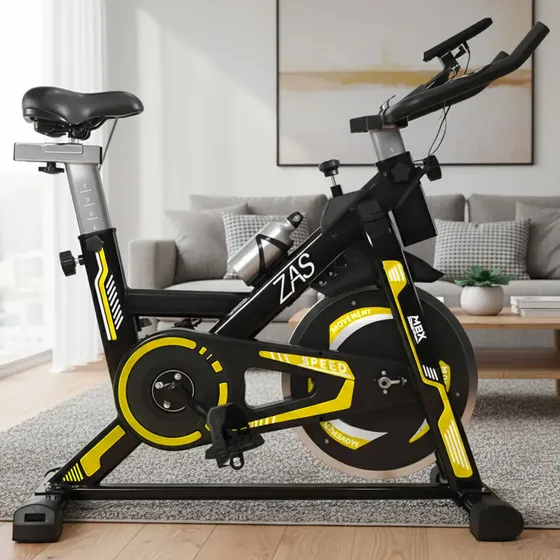 Bicicleta Spinning Mbx Fitness Roda De Inércia 13kg Amarelo