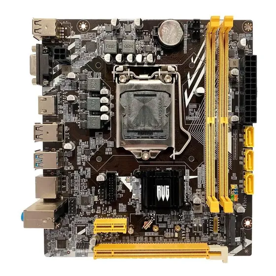 Placa Mãe 1151 H110 Intel 6a/7a/8a/9a Ger Até 64gb M.2 Nvme