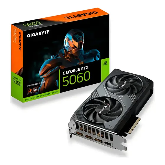 Placa De Vídeo Geforce Rtx 5060 Oc 8g Gigabyte Gddr7