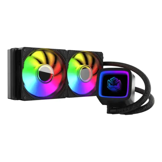 Water Cooler Pcyes Tundra Black Vulcan Argb 240mm - Wctbv240 Water Cooler Pcyes Tundra Black Vulcan Argb 240mm - Wctbv240