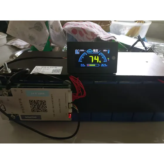 Bateria Lifepo4 Liito3.2v Kit 8s 24v 100ah Com Bms Jk