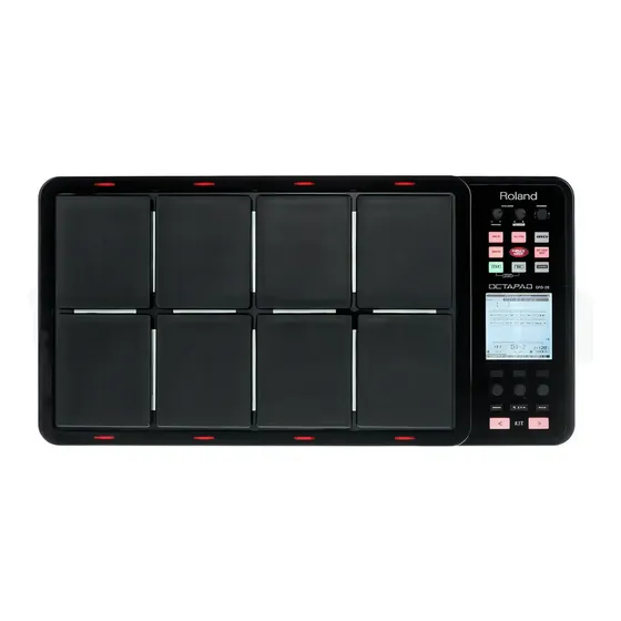 Pad De Efeitos Octapad Roland Spd30 Preto Percussão Digital Pad De Efeitos Octapad Roland Spd30 Preto Percussão Digital