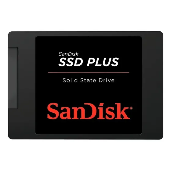 Ssd Sandisk Plus 480 Gb Sata Iii Para Pc E Notebook Preto