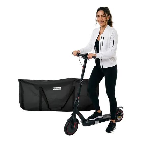 Patinete Elétrico Dobrável Adulto Impermeável Com Bolsa