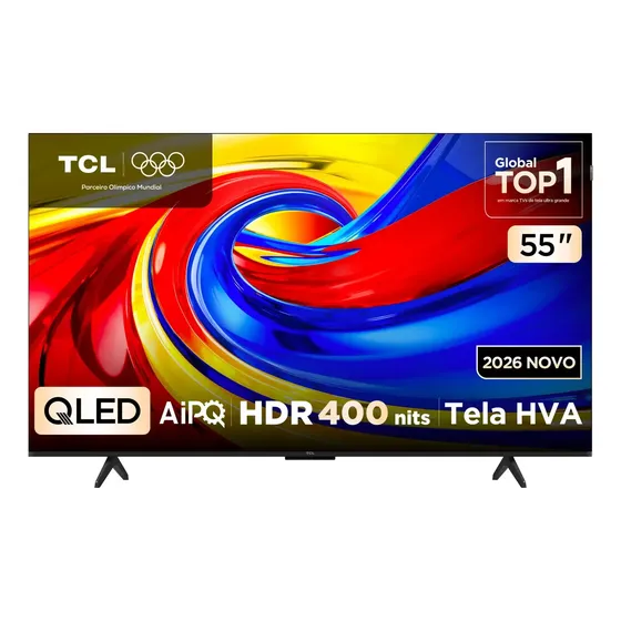 Smart Tv Tcl 55 Polegadas Qled 4k P7l Wifi Bluetooth Google