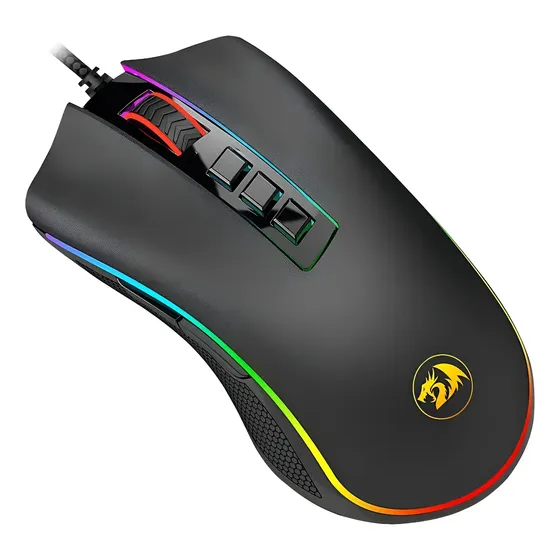 Redragon Cobra M711 Mouse Gamer Óptico Preto 12400 Dpi