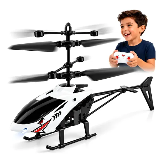 Helicoptero Drone Robo Sensor A Mão Controle Remoto Usb