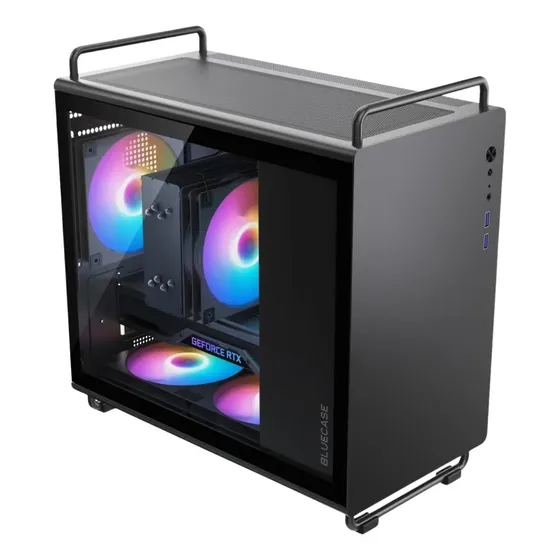 Gabinete Gamer Bg 056 B Tiny Pro Preto Bluecase