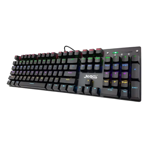 Teclado Mecânico Gamer Kl138 Led Rgb Switch Verde N-key Usb