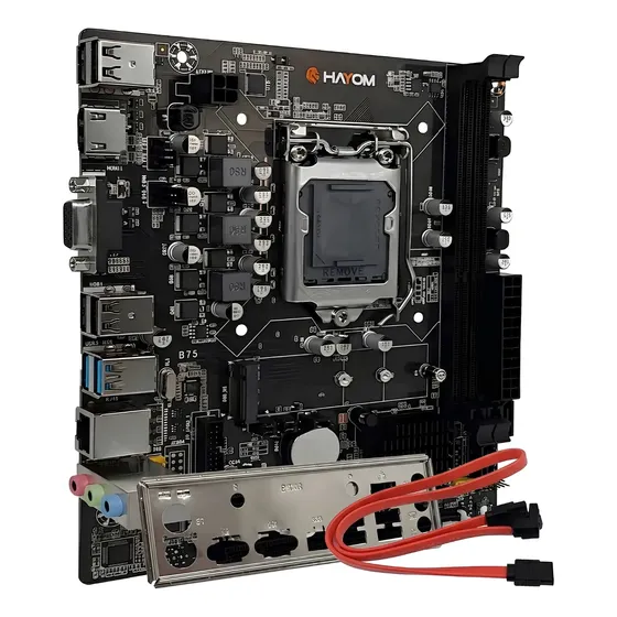 Placa Mãe B75 1155 I3,i5 E I7 2a E 3a Geração Slot M2 Nvme