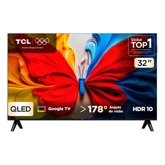 Smart Tv Tcl 32 Polegadas Hd Qled S5k Wifi Bluetooth Google