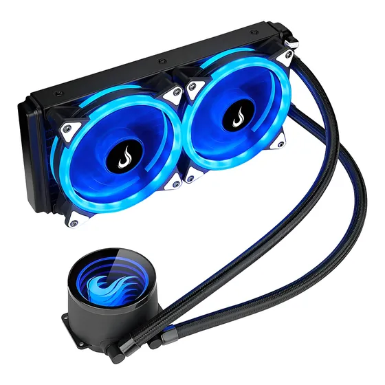 Water Cooler Rise Mode Black Rgb 240mm Preto - Rm-wcb-02-rgb
