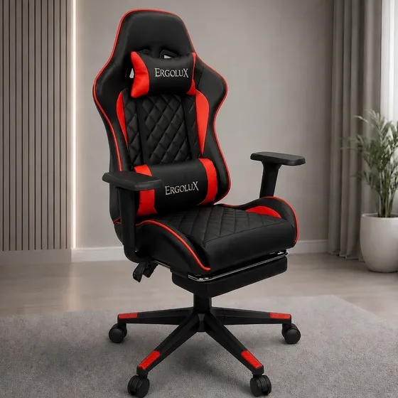 Cadeira Gamer Ergonômica Reclinável 150kg Com Apoio Para Pés