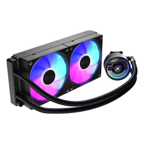 Water Cooler Kalkan Aura Lite 240 240mm Argb Intel Amd Preto