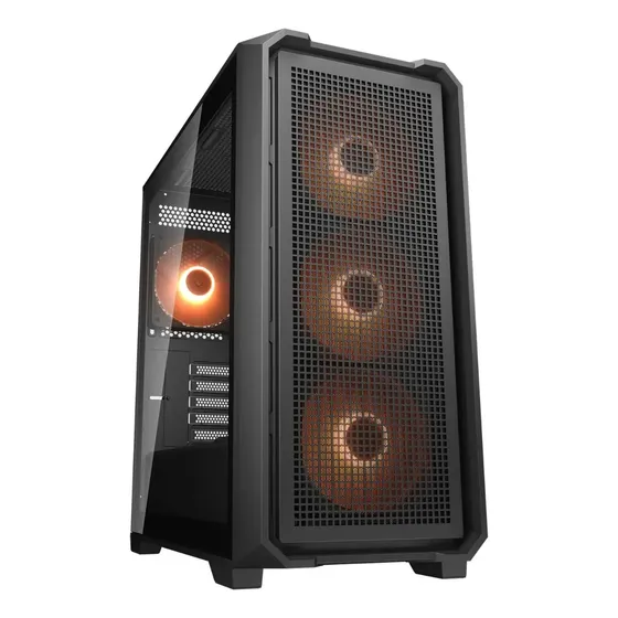 Gabinete Gamer Cougar MX600 Mini V2 Pro Preto 4 Fans
