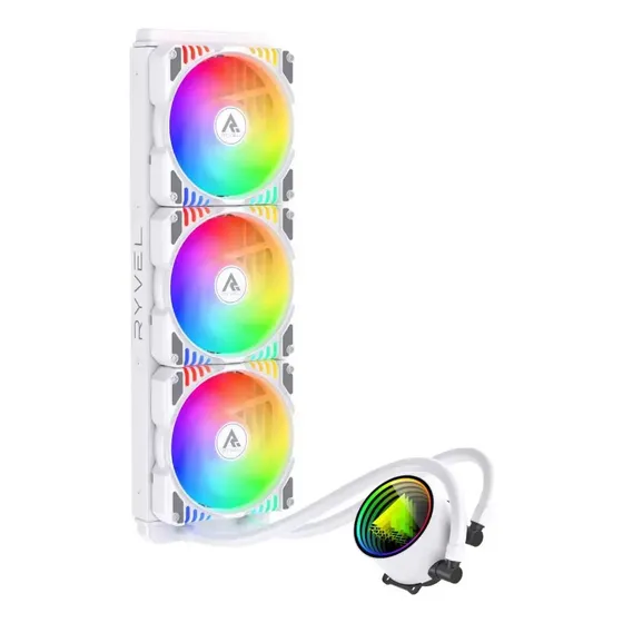 Water Cooler Ryvel Hidra Wave 360 Branco Argb 360mm Branco