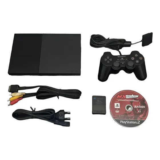 Playstation 2 Slim Europeu Pal Ps2 - Leia A Descrição (Recondicionado)