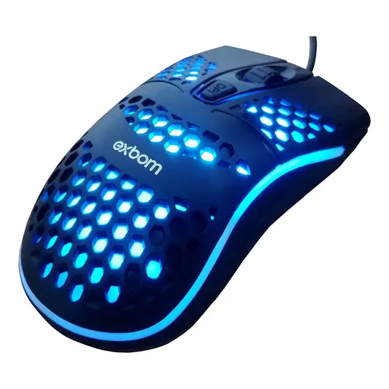 Mouse Gamer Colméia Ms-c32 Com Fio Óptico Rgb 1600dpi Preto