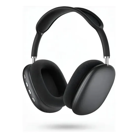 Fone De Ouvido Bluetooth P9 Headset Anti-ruído Gamer P2 Mp3 Cor Preto
