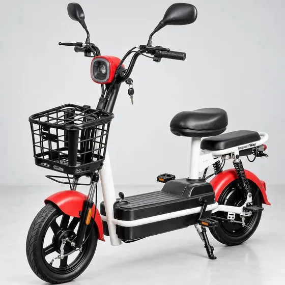 Bicicleta Elétrica 350w Com Pedal Potente 3 Velocidade 32 Km