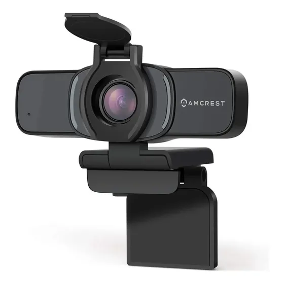Webcam Amcrest 1080p Com Microfone E Capa De Privacidade, Câ Preto Webcam Amcrest 1080p Com Microfone E Capa De Privacidade, Câ Preto