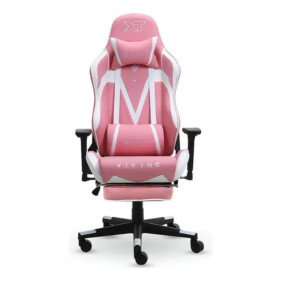 Cadeira Gamer Xt Racer Viking Series Com Apoio De Pés Rosa