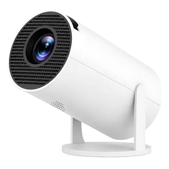 Mini Projetor Smart 4k Hd Wifi Bluetooth Branco 5v-12v ~ Mini Projetor Smart 4k Hd Wifi Bluetooth Branco 5v-12v ~