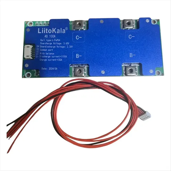 Bateria De Fosfato De Lítio E Ferro 4s 12v 100a Lifepo4 Prot