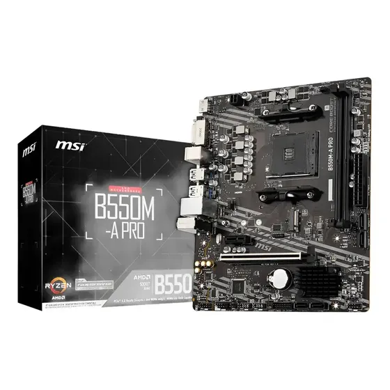 Placa-mãe Am4 Msi B550m A Pro Msi