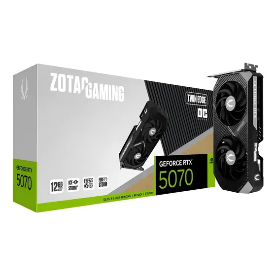 Placa De Vídeo Zotac Gaming Geforce Rtx 5070 12gb Gddr7