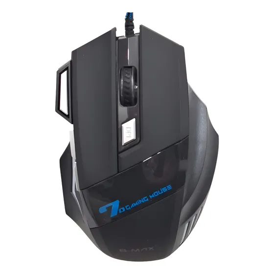 Mouse Gamer Ergonômico Com Fio Reforçado 7 Botões 2400dpi X7
