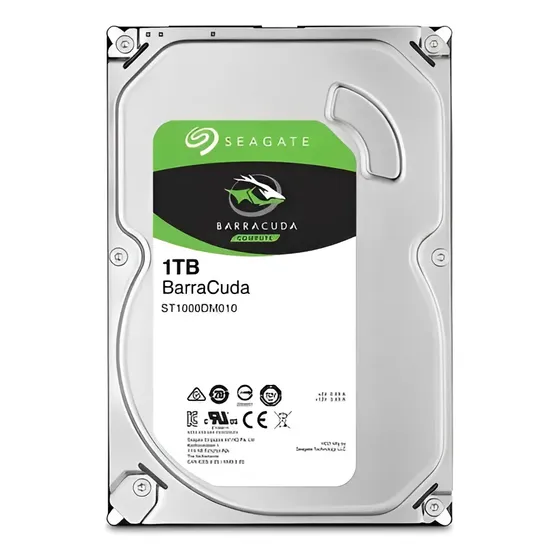 Disco Rígido Interno Seagate Barracuda Sata Hd 1t 3.5