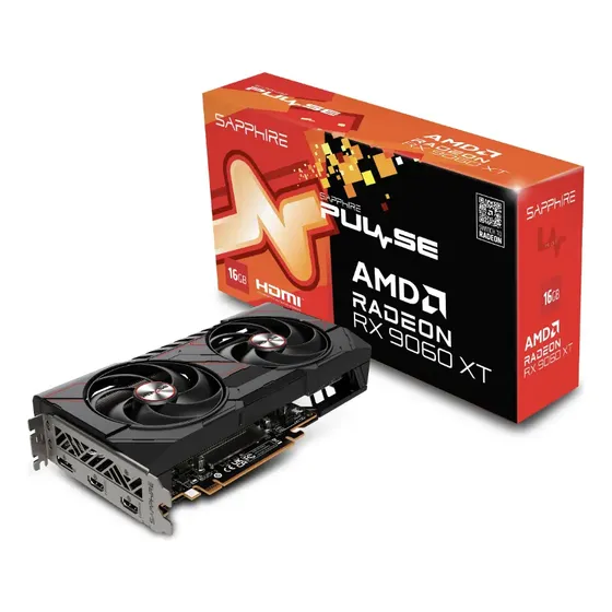 Placa De Vídeo Rx 9060 Xt 16gb Sapphire Pulse Amd Redeon