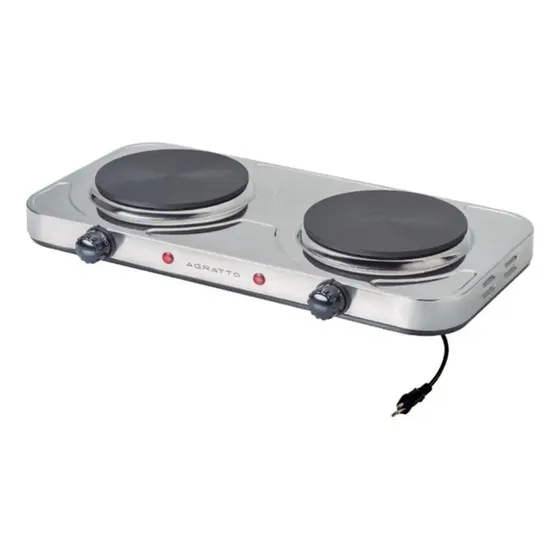Fogao Cooktop Eletrico Portatil 2 Bocas Fm Agratto
