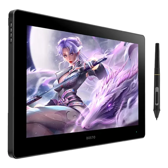 Tablet De Desenho Fcp6 1080p Bosto X5 Gráficos Portáteis 15,