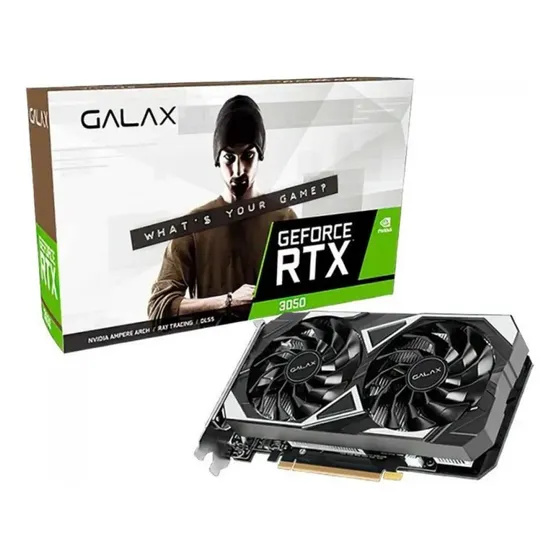 Placa De Vídeo Galax Nvidia Geforce Rtx 3050 Ex 6gb Gddr6
