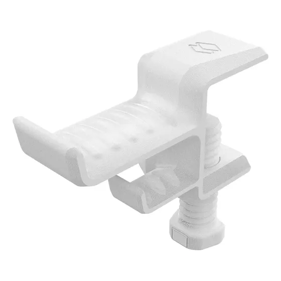 Suporte Headset Gamer Headphone Fone De Ouvido Mesa Cor Branco