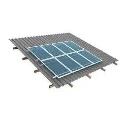 Kit Estrutura Suporte 10 Painéis Solar Telha Cerâmica -ssm